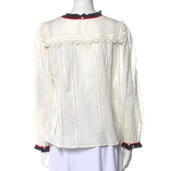 Ba$sh Paris White Longsleeve Blouse - Picture 4 of 9